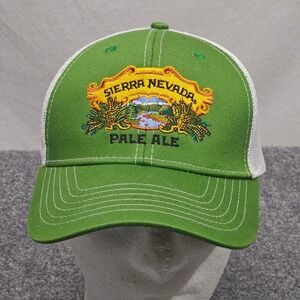 Sierra Nevada Brewery Pale Ale Trucker Hat Green Snapback Cap Bar Wear Festival